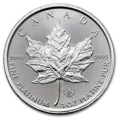 buy platinum coins like the Canadian Platinum Maple Leaf