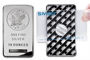 the Sunshine Mint sells all its precious metal bullion products with security features like the MintMark SI™