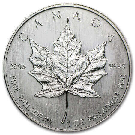the Canadian Palladium Maple Leaf coin is perhaps the most popular choice to buy palladium