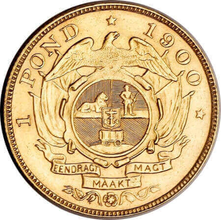 reverse side of the Kruger Pond coin