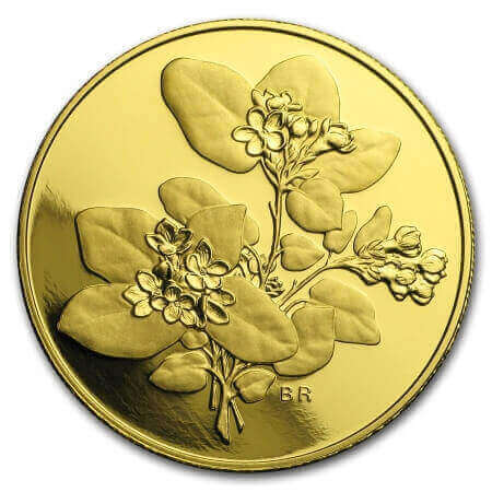 the purest bullion coins out of gold include this 2001 Mayflower coin
