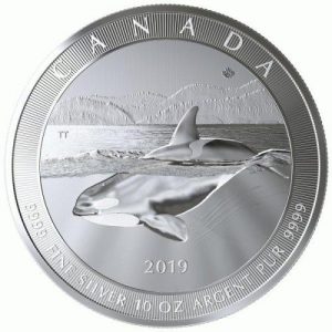 the orca whale design is the same on all 3 versions of this time-limited coin issue