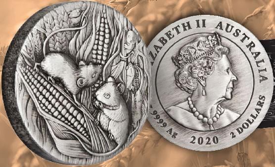 These 2 oz antiqued silver coins that are a part of the 3rd Australian Lunar coin series are still available for purchase online!