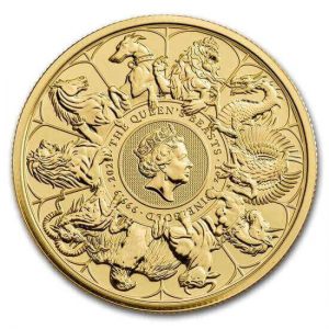 reverse side of the 2021 Queen's Beasts Completer Coin