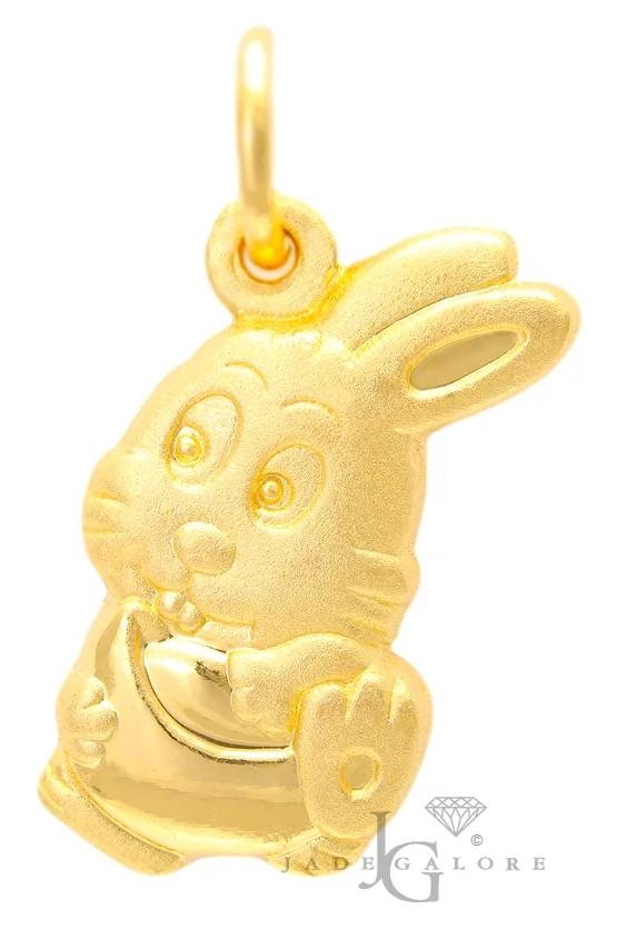 this 24k gold pendant is arguably the cutest of all Year of the Rabbit Gold Gifts