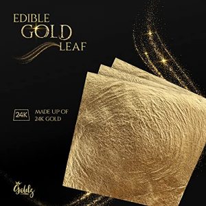edible gold leaf sheets are one of the most unusual 24 karat gold items money can buy
