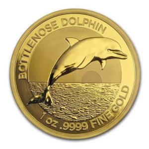dolphin design of the inaugural 2019 issue of the Royal Australian Mint Australian Dolphin Series
