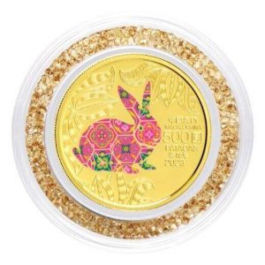 2023 1/2 oz gold edition of the Macau Lunar coin series