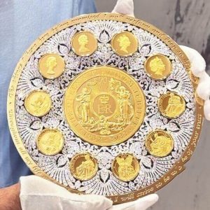 The Crown Coin is a coin art project by the East India Company