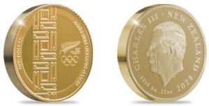 design of the Paris 2024 Olympic Games 1/4 oz gold proof coin