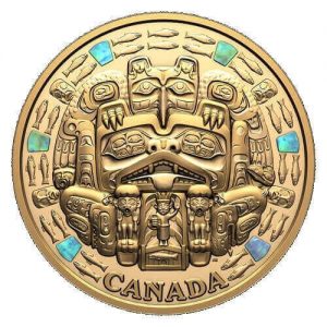 reverse side of the largest and most valuable of all the Opulence Collection coins - the 10 kg gold coin The Dance Screen (The Scream Too)