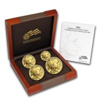 2008 4-Coin American Gold Buffalo Set