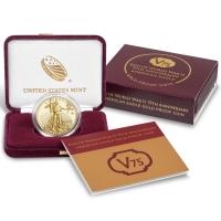 collectible box set of the privy marked V75 American Gold Eagle proof coins that were released in 2020 to commemorate the 75th anniversary of the end of World War II