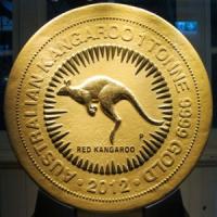 the Perth Mint's 1 tonne Gold Kangaroo that was issued in 2012