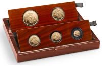 2014 5-Coin proof Set of the Gold Sovereign coins
