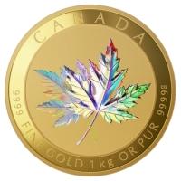 1 kg Maple Leaf Forever Hologram gold coin 2015