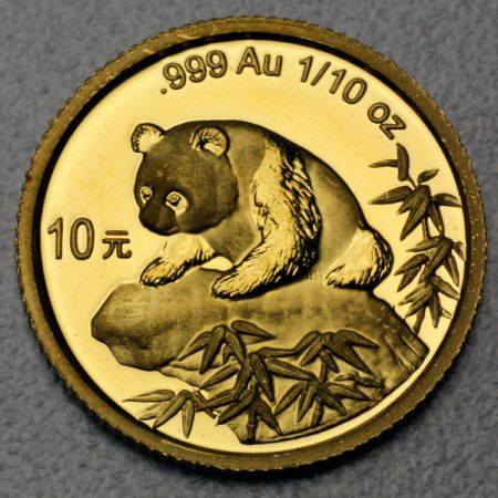 reverse side of the 1999 issue of the Chinese Pandas