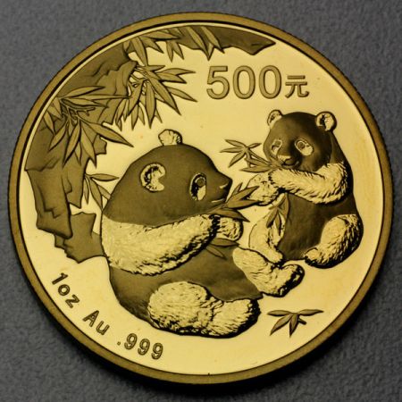 reverse side of the 2006 issue of the Gold Panda