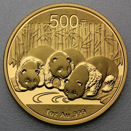 reverse side of the 2013 issue of the China Panda coin