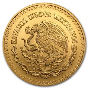 reverse side design of the Mexican Gold Libertads until 1994, still used on the fractional coins today