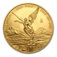 obverse side of the 2009 issue of the brilliant uncirculated 1 oz Gold Libertads
