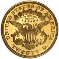 Type II reverse of the Liberty Double Eagle coin