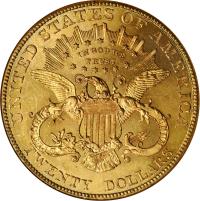 Type III reverse of the Liberty Double Eagle gold coin