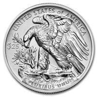 reverse side of the 2019-W reverse proof issue of the 1 oz Palladium American Eagles
