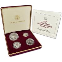 Inaugural 4-Coin Uncirculated American Platinum Eagle Set 1997