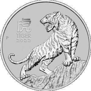reverse side of the latest issue of the brilliant uncirculated 1 oz Australian Platinum Lunar coins reverse side of the latest issue of the brilliant uncirculated 1 oz coin of the Perth Mint Platinum Lunar series