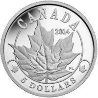proof 1/10 oz Majestic Maple Leaves 2014