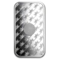 backside view of 1 oz Sunshine Minting silver bars