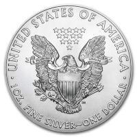 Type 1 reverse side design of the American Silver Eagle coins (until 2021)
