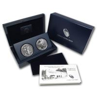 2013 2-Coin American Silver Eagle West Point Set
