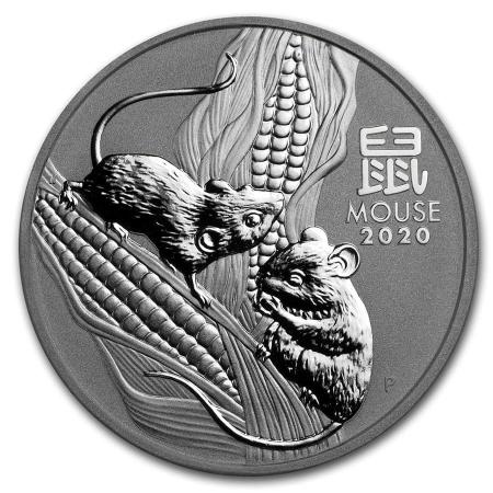 reverse side of the 2020 issue of the Perth Mint Silver Lunar coins