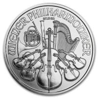 obverse side of the 2017 issue of the brilliant uncirculated 1 oz Silver Philharmonics