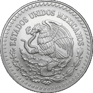 reverse side of the 2020 issue of the brilliant uncirculated 1/2 oz Mexican Silver Libertad coins